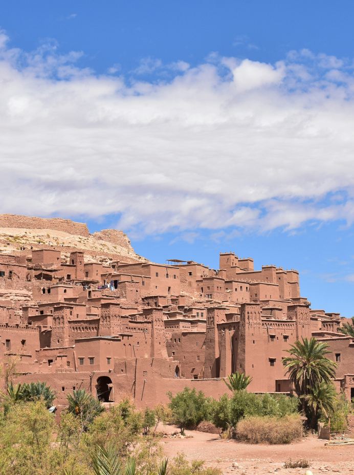 Aït Ben Haddou on its hill