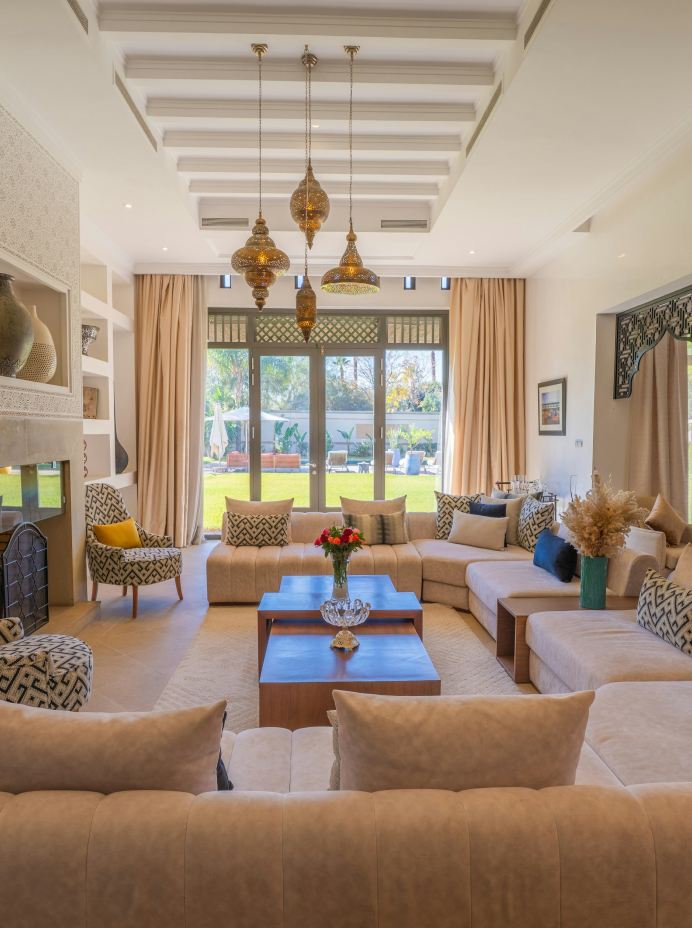 Riad sitting room